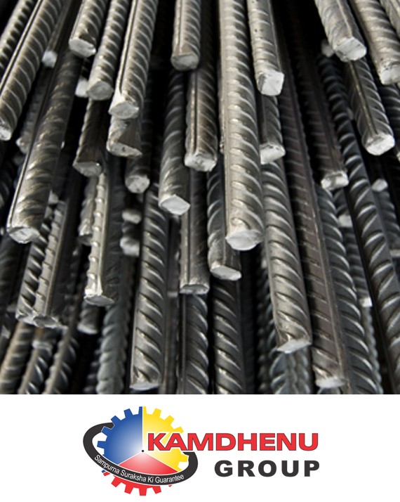 Fe-500 Grade Kamdhenu TMT Bar - 20mm